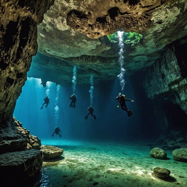 Comment planifier une expédition de plongée dans les cavernes de Cenote, Mexique?